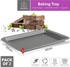 ThingsPlus Baking Trays for Oven Non Stick set of 2