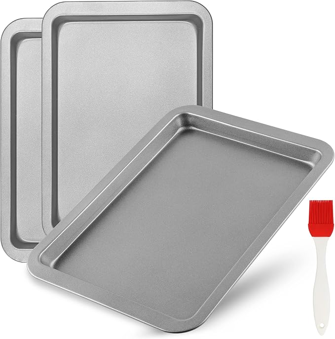 ThingsPlus Baking Trays for Oven Non Stick set of 3