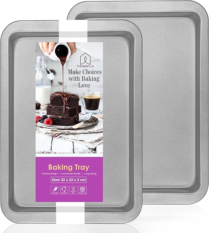 ThingsPlus Baking Trays for Oven Non Stick